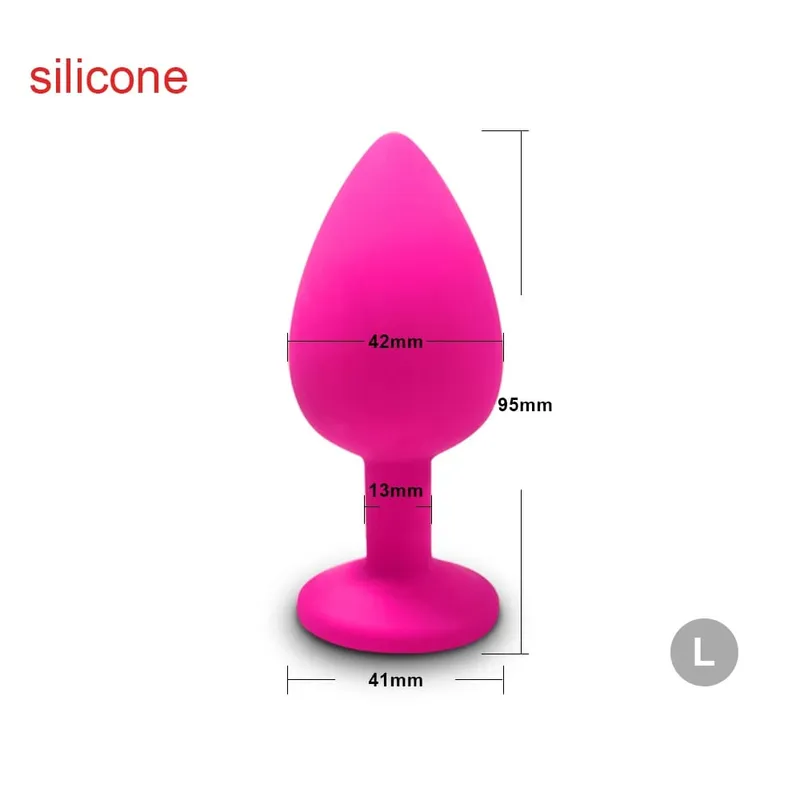 Jouet anal Plug anal en silicone souple pour débutant Plug anal hommes femmes couples gays stimulateur de prostate anal masturbateur adulte jouet sexuel