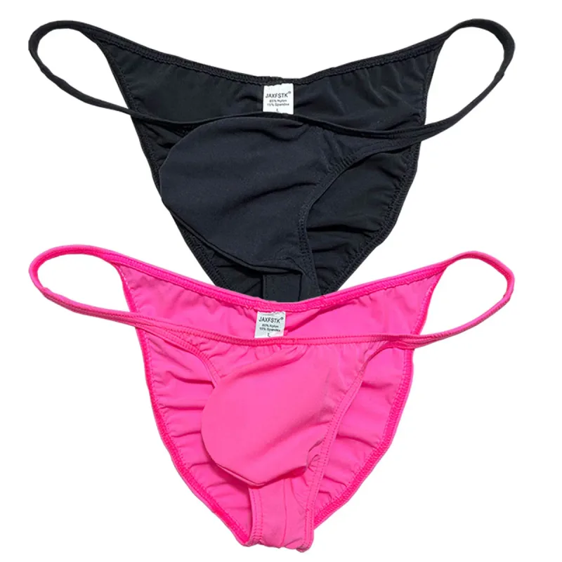 Men's Soft Micro Brief Underwear Mini Panties Comfortable Brief Breathable Lightweight Men Low Rise Mini Triangle Cut Underwear — image 1