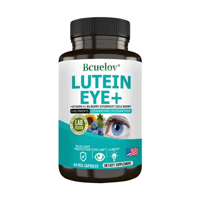 Lutein Supplement Containing Vitamin A Zeaxanthin Astaxanthin and Bilberry Extract To Support Vision Health and Eye Health — image 8