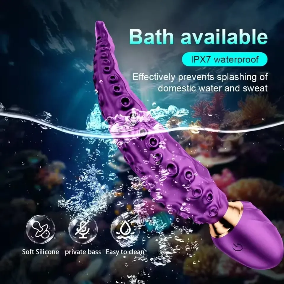 Artificial Tentacle Vibrator Women G-Spot Vagina Masseger Erotic Clitoris Stimulator Nipple Clitoral Dildo Adult Sex Toy — image 6