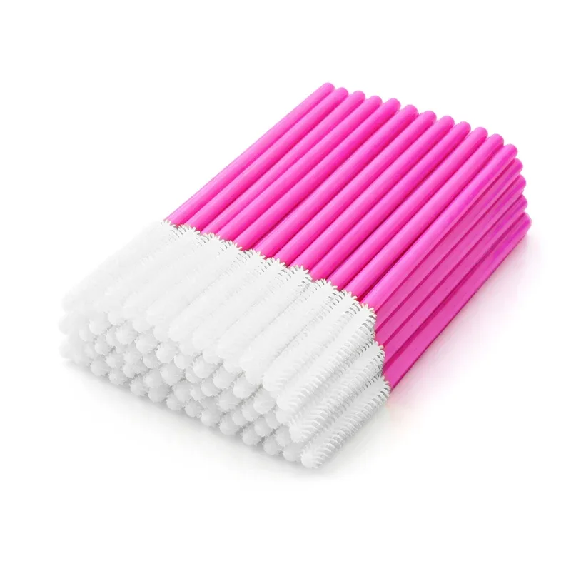Silicone Eyelash Brush Mascara Wands Applicator Eyebrow Comb Rod Spoolies Eyelashes Brushes Lash Extension Supplies Makeup Tools