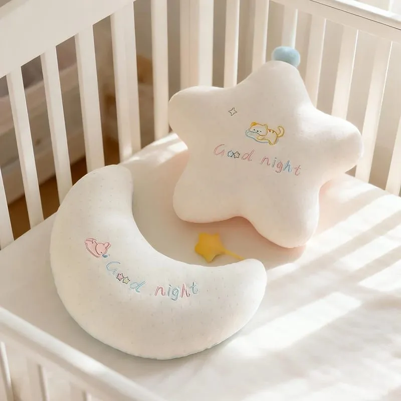 New Stuffed Cloud Moon Star Plush Pillow Soft Cushion Toys For Children Baby Kids Girl Christmas Gift Room Car Decor — image 2