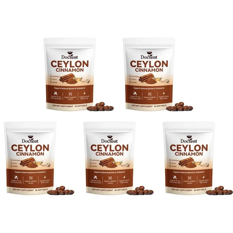 Ceylon Cinnamon Softgels with Vitamin B6 MCT Oil Supports Balanced Glucose and Cholesterol Metabolic Balance Energy 60 Softgels — image 11