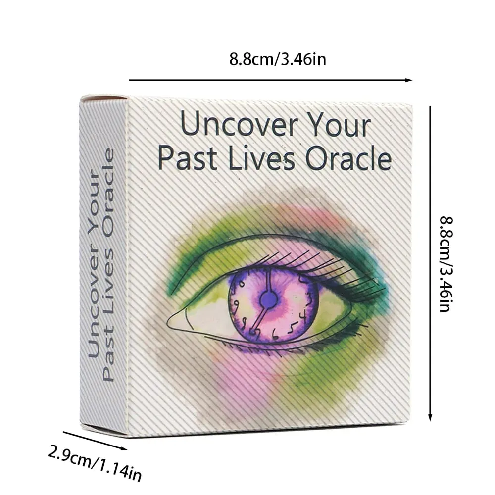 87 PCs Uncover Your Past Lives Oracle Cards Round Tarot Deck Divination Tool for Spiritual Enlightenment and Board Game — image 6