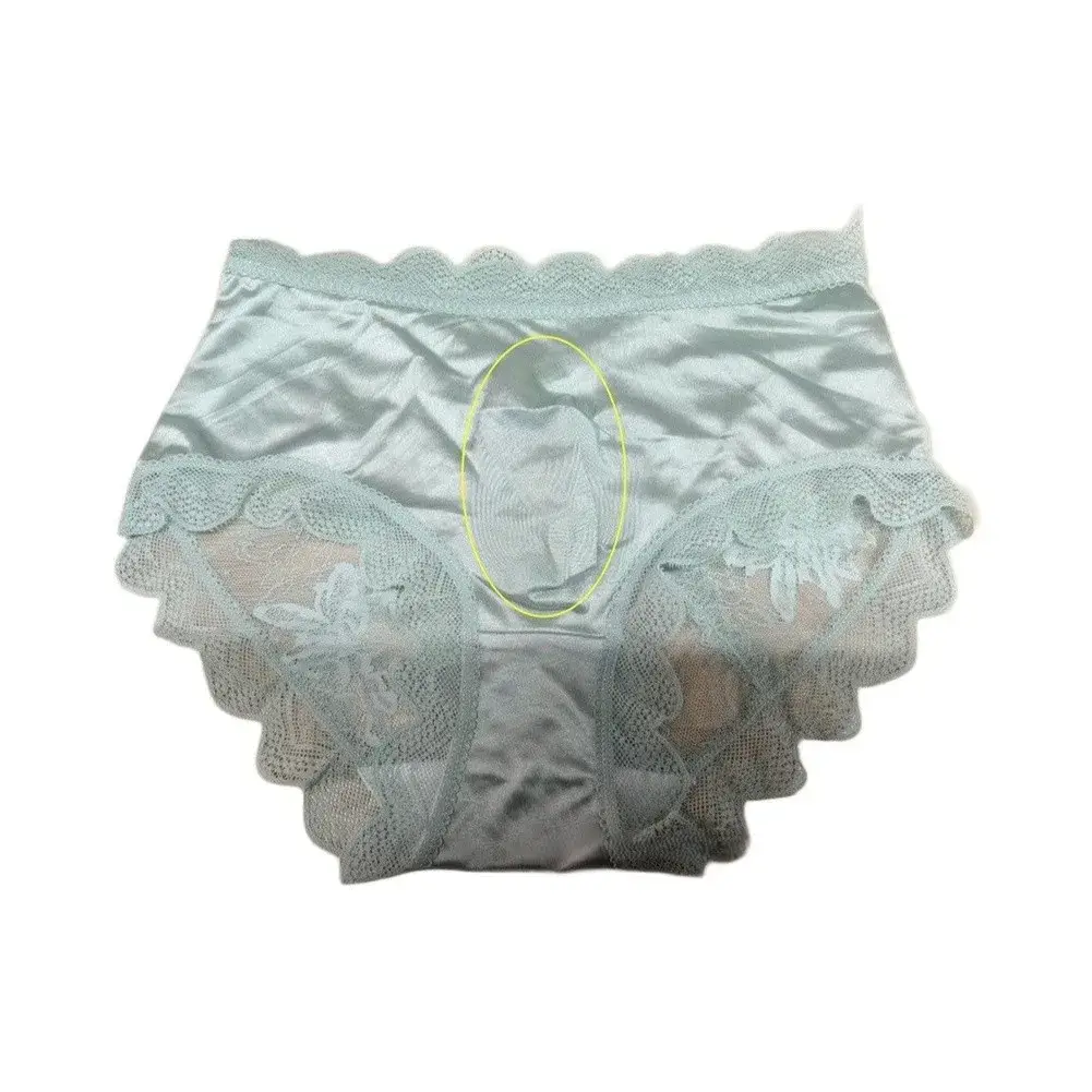Men Satin Embroidery Floral Lace IceSilk Briefs Underwear 3D Bulge Pouch Panties Ice Silk Soft Quick Dry Breathable Sexy Panties