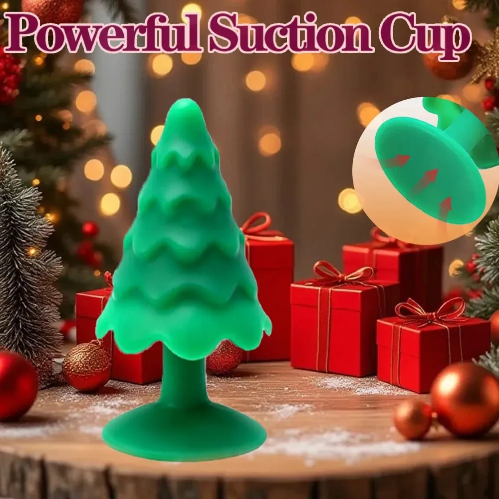 Silicone Christmas Tree Anal Plug Anal Trainer Prostate Massager Anal Sex Adult Sex Toys Women's SM Toys Gay Adult Sex Games — image 2