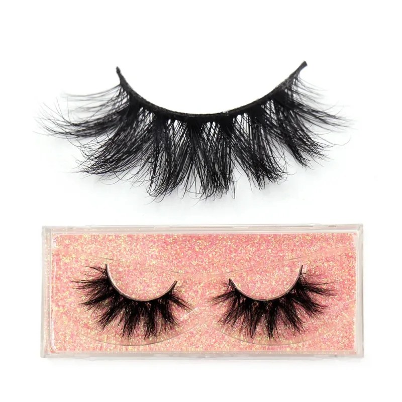3D Mink Lashes Soft Hair False Eyelashes Fluffy Volume Wispy Fake Eyelashes Extension Makeup