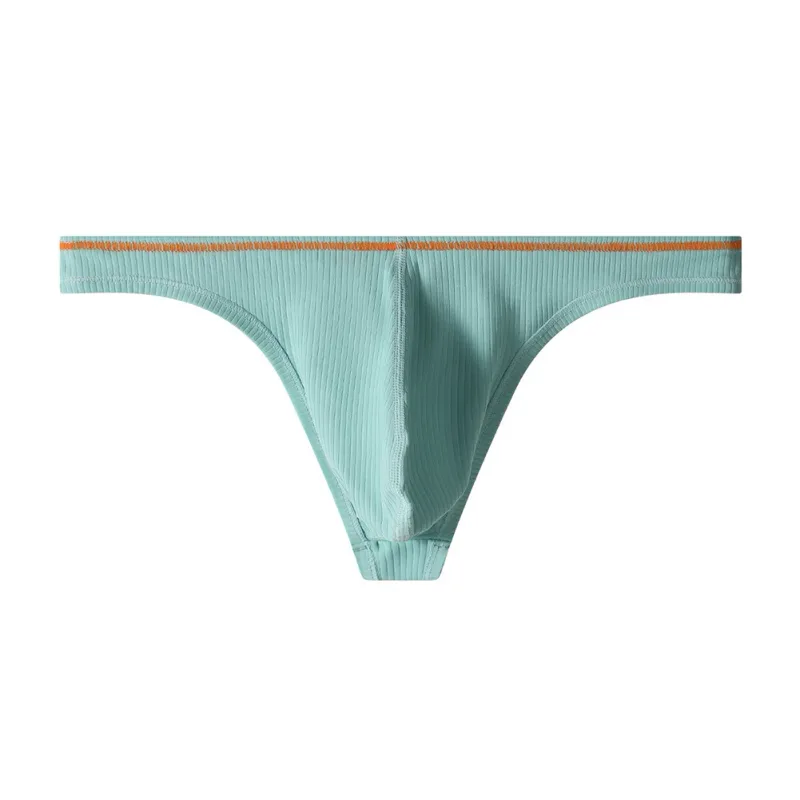 1pc Men Solid Thin Edge G-strings Sexy Thongs Elastic Low Rise U Convex Pouch Underwear Breathable Comfortable Panties — image 9