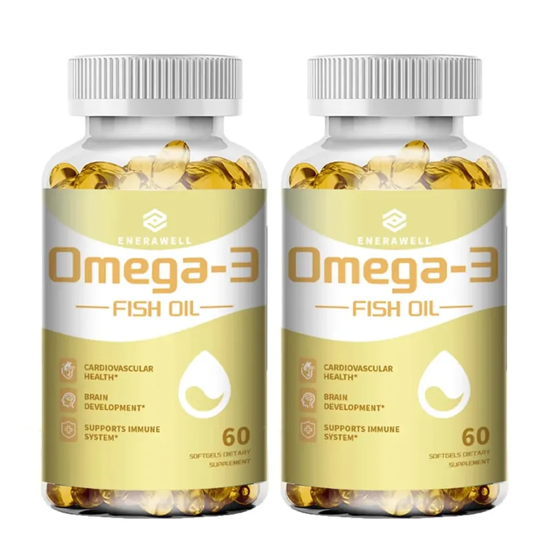 Omega 3 Fish Oil - Rich in EPA+DHA Supports Joint Brain and Eye Health Enhances Immune Function and Antioxidant