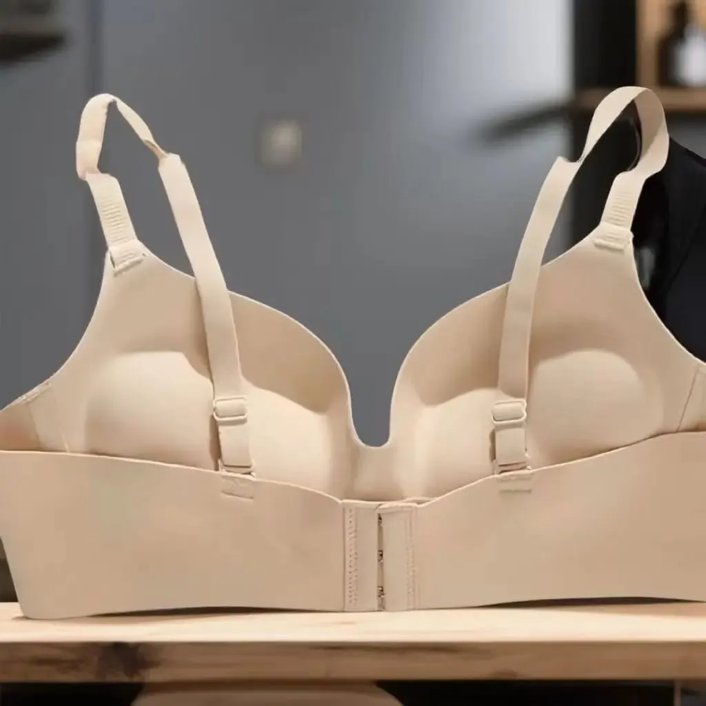 12CM Ultra Thick Push Up Bra for Small Chest Seamless Wireless Lift Anti-Sagging Bra Soft Support Invisible Bra Lingerie — image 6