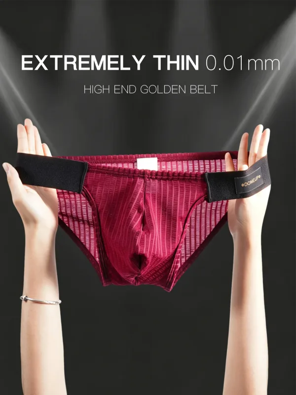 New Men's Silky Mercerized Briefs Quick‑Dry Breathable Lightweight Premium Texture Gym Workout Sports Male Underpants — image 12