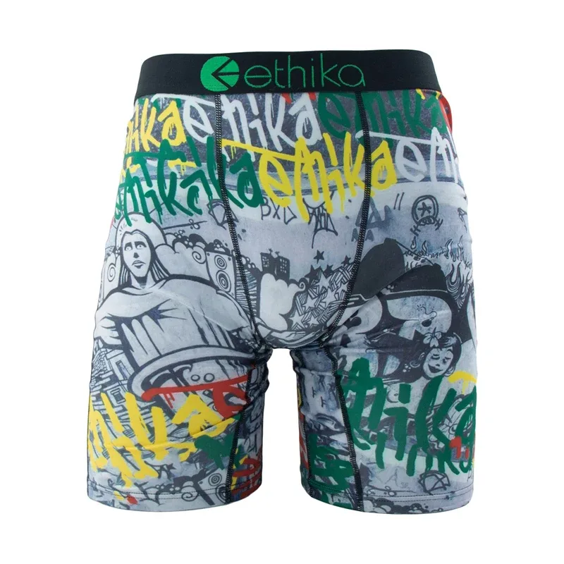 1Pcs Men Underwear Boxers Breathable Mesh Crotch Mens Panties Plus Size S-3XL Summer Man Underpants Men's Boxers Briefs — image 4