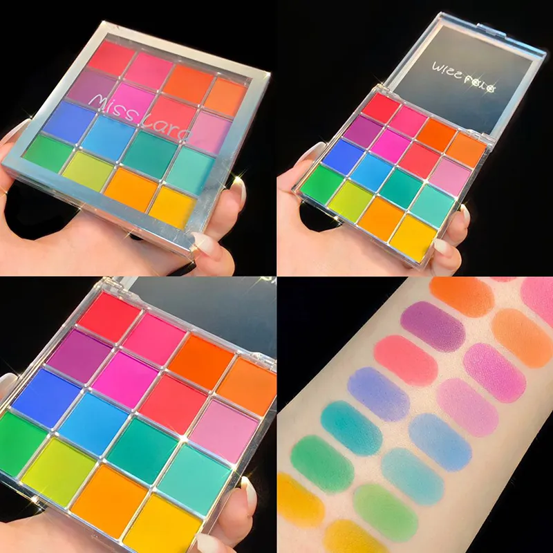 16-Grid Christmas Color Eye Shadow Palette Waterproof Long Lasting Matte Colorful High Pigmented Eyeshadow Eyes Makeup Cosmetics — image 6