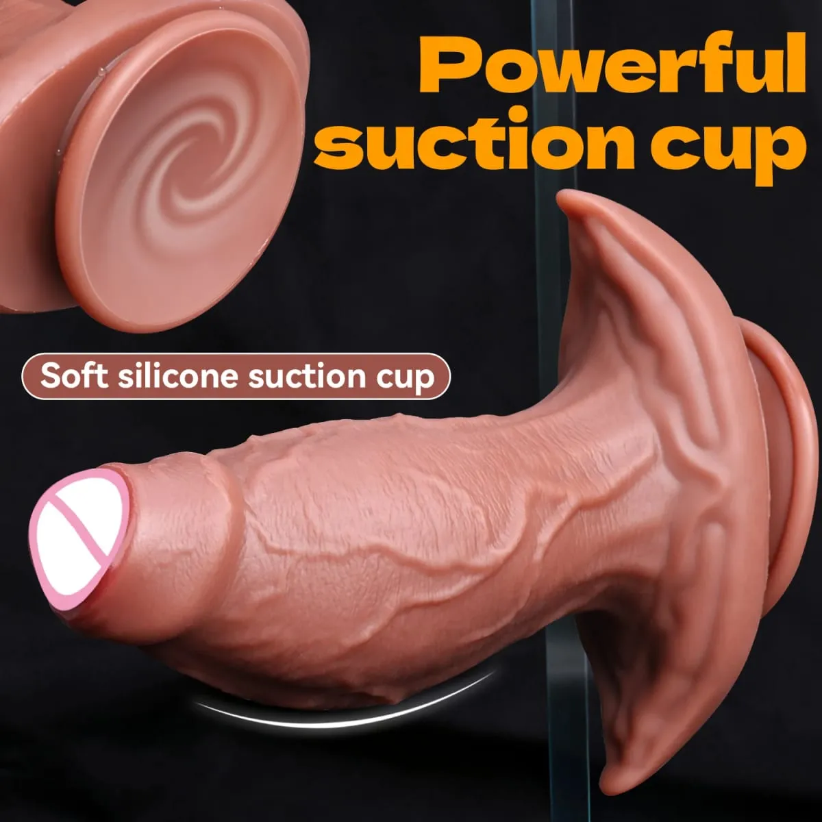 Realistic Thick Dildo Soft Silicone Penis Male Genitals Vaginal Masturbation Suction Cup Big Dick Woman Anal Plug Adult Sex Toys