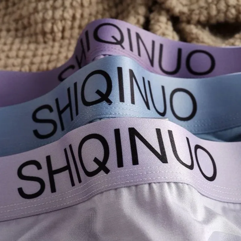 Men Cute Elephant Print Boxer Briefs Elastic Letter Waist 3D Pouch Soft Breathable Daily Sleep Home Casual Comfy Underwear Wear — image 16