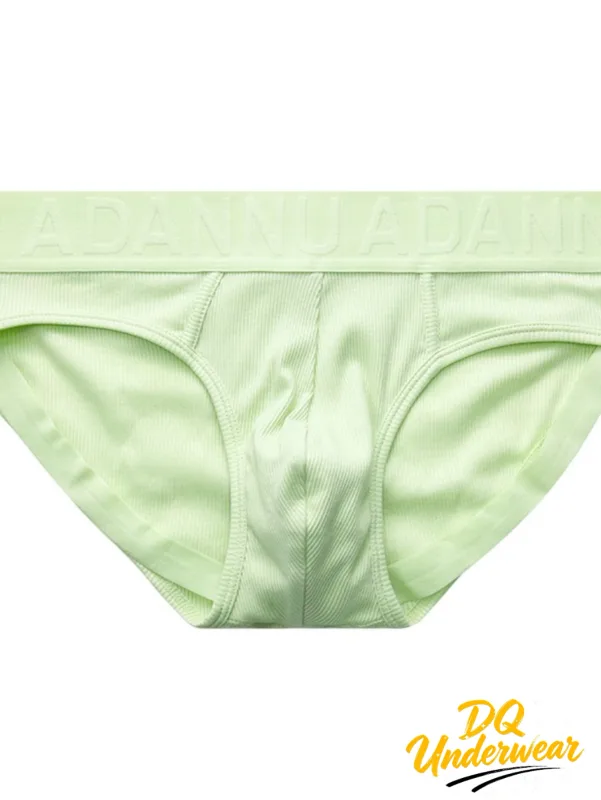 1PCS Solid Color Ribbed Male Briefs ADANNU Embossed Logo Elastic Waist Stretch Comfort Daily Bikini Underpants AD759 — image 14