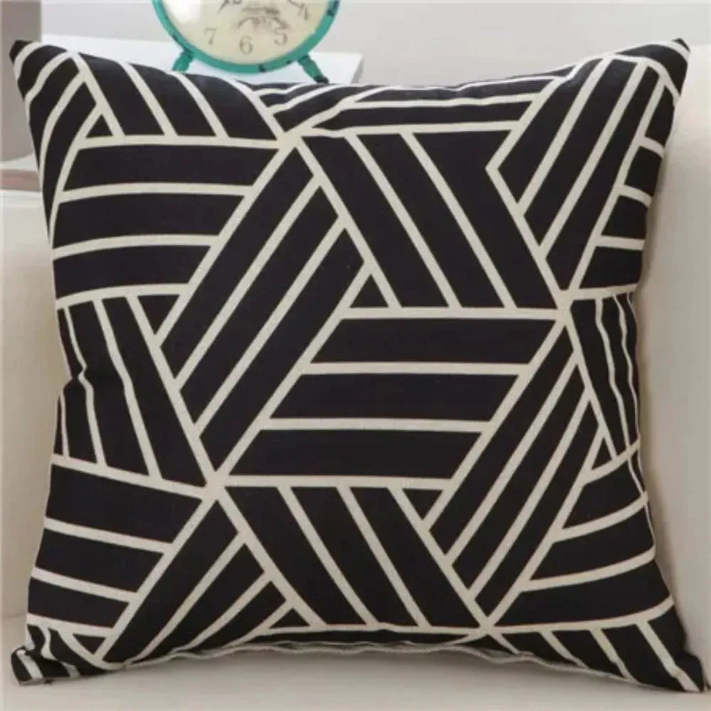 Luxury Lumbar and Neck Support Cushion Cover Decorative Throw Pillow Case for Home Chair Seat — image 2