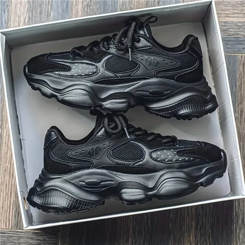 Spring and Autumn Trend Thick Soled Versatile Casual Shoes New Comfortable Dad Shoes for Men's Outdoor Travel — image 2