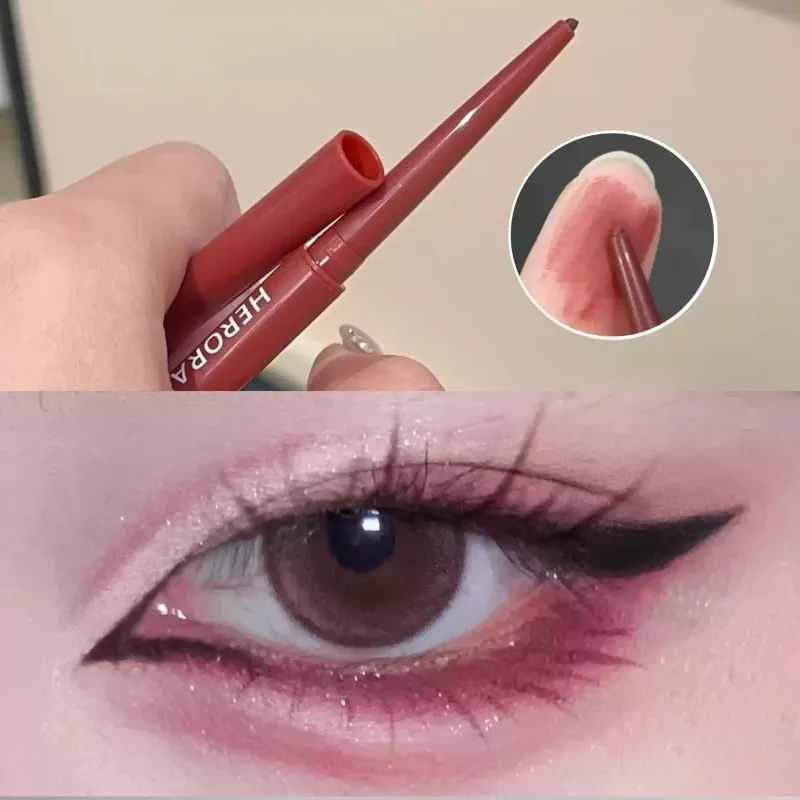 12 Colors Eyeliner Pencil Wine Red Waterproof Lasting Matte Brown Eyeshadow Contour Stick High Pigment Lying Silkworm Eye Makeup