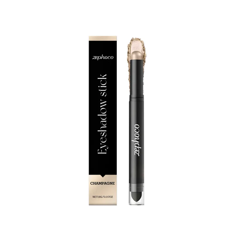 Waterproof Eye Shadow Stick with Brushes Long Lasting High Pigmented Double Head Eye Shadow Stick 8 Colors Maekup — image 11
