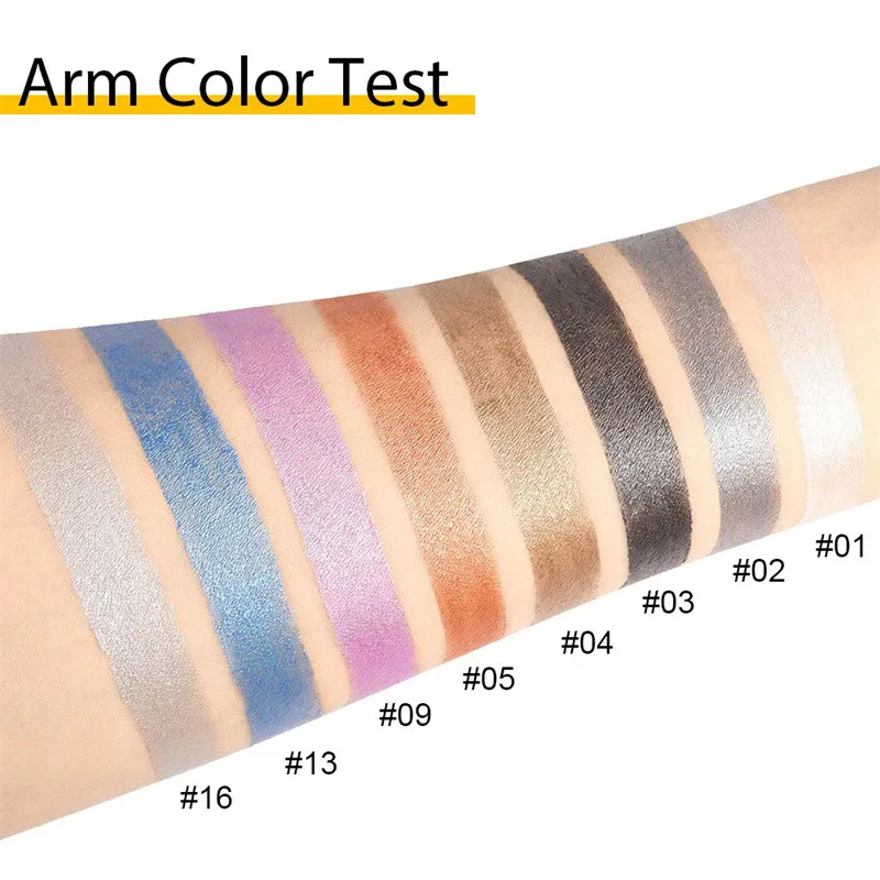 16 Colors Pearlescent Eyeliner Eyeshadow Pencil Color Glitter Waterproof Long-Lasting Shimmer Eye Makeup Non-smudge Eyeliner — image 2