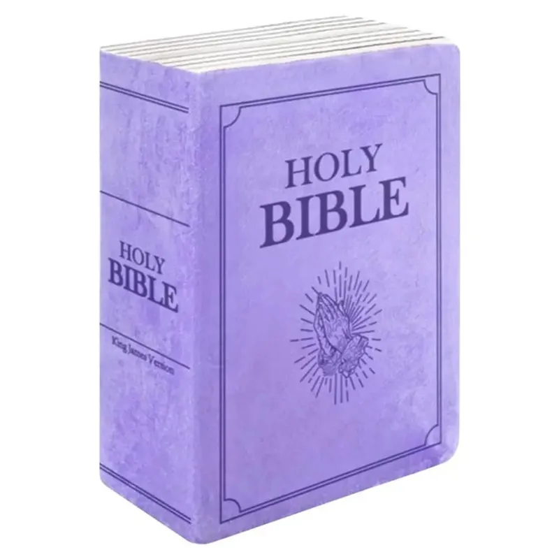 Living Room Realistic Looking Bible Pillow Sofa Cushion Plush Toy Bible Throw Pillow 33*22cm Home Decor Bible Cushion Bedroom