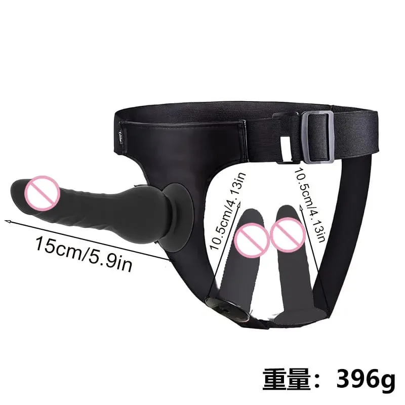 Adjustable Silicone Strap On Dildo Harness Long Slim Pegging Dildo Panties for Women Men Couples Soft Flexible Strap-on Sex To — image 8