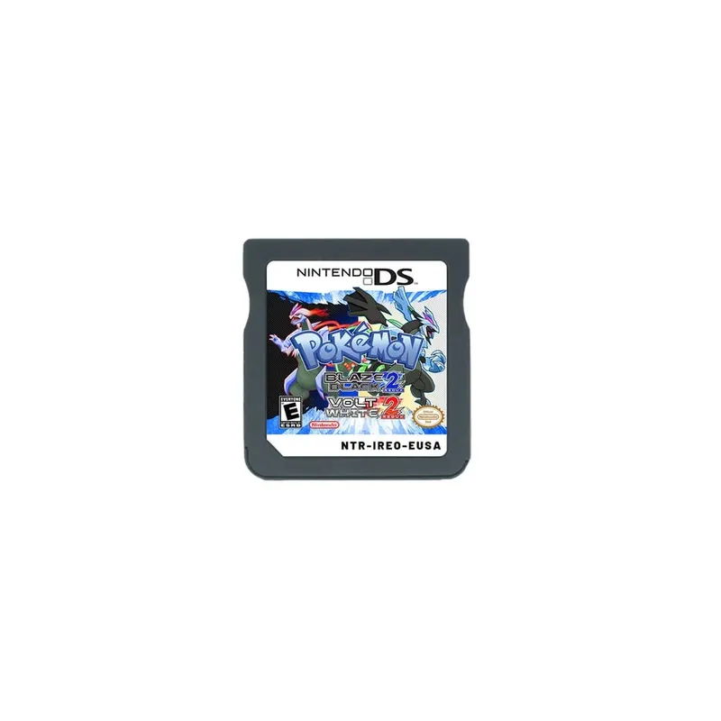 Anime Pokemon Series NDS Game Cartridge Video Game Console Moemon Silver Yellow KAIZO MoonBlack2 Hobby Collection Gifts Toys — image 16
