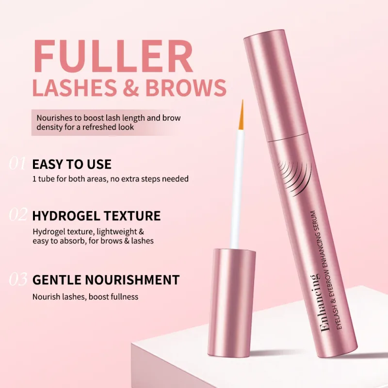 Eyebrow Enhancer Serum Nærende øjenvipper Naturlige ingredienser for længere fyldigere tykkere øjenbryn Øjenvipper Øjenmakeup Cosmeti — image 4