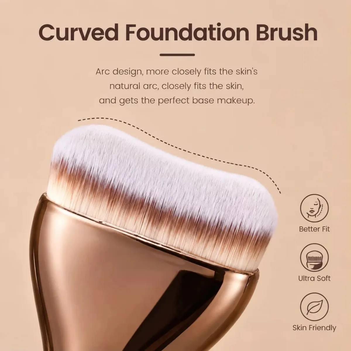 6/9pcs Multi-Functional Makeup Tool Set Includes Foundation Brush Face Brush Powder Brush Blush Brush Concealer Brush Cont — image 5