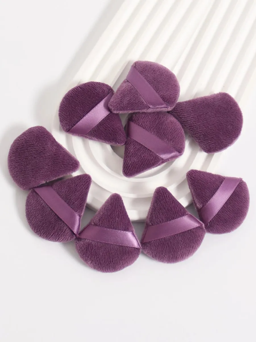 Mini Triangular Powder Puff 40-80Pcs Apply Loose Powder by Gently Pressing It onto the Face to Achieve a Setting Effect — image 4