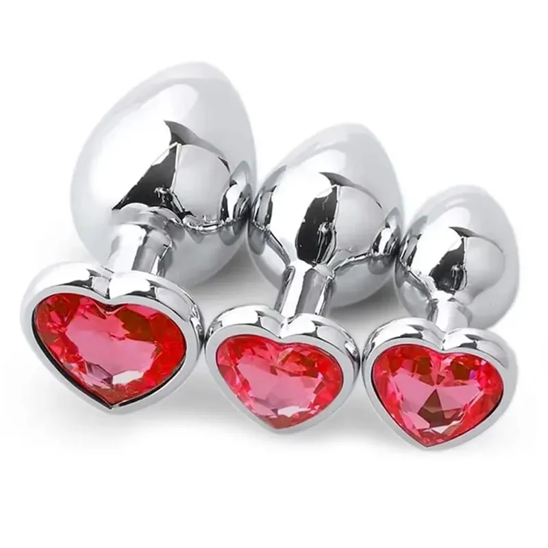 S/M/L Anal Plug Metal Sex Toys For Women Men Adult Crystal Erotic Bullet Butt Plug Stimulator Prostate Massager Adult Products — image 1