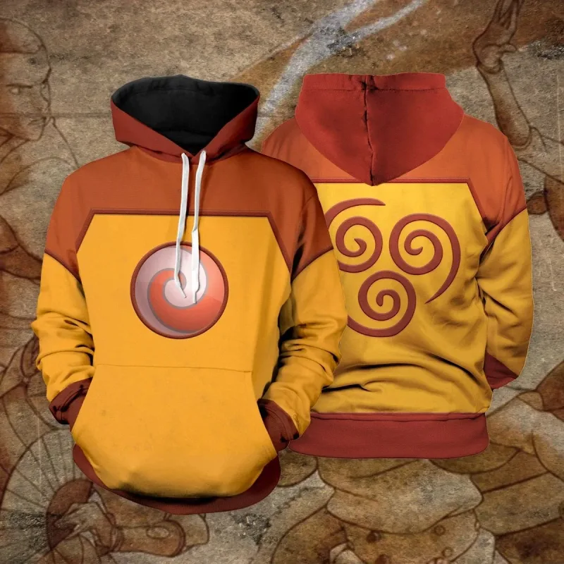 Anime Avatar The Last Airbender Cosplay Hoodies 3D Printed Sweatshirt Men Women Long Sleeve Tracksuit Pullover Harajuku Y2k Coat — image 9