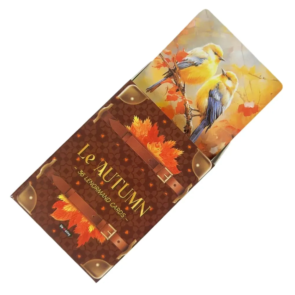 Lenormand Tarot Deck Le Autumn Collection for Divination And Fortune Telling Oracles Deck Board Game Tarot Card Game — image 3