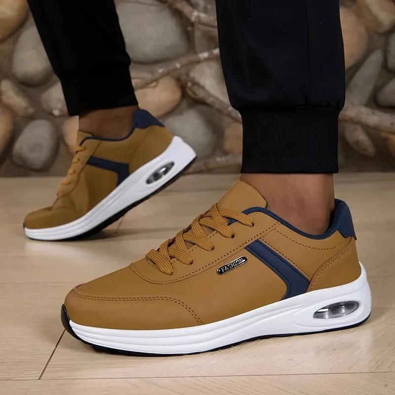 Men's Casual Sports Shoes Waterproof Walking Sports Shoes Casual Men's Leather Sports Shoes Non-slip Shoes Men's Tennis Shoes — image 6