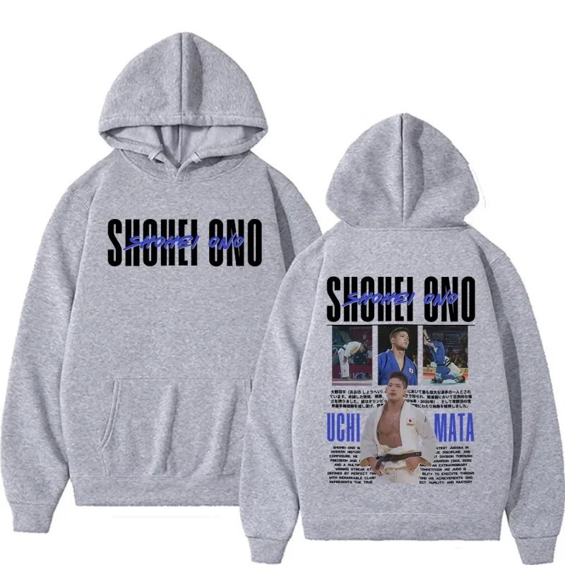 Limited Shohei Ono Vintage Graphics Hoodies Men's Women Harajuku Gothic Classic Sweatshirts High Quality Casual Hooded Pullovers — image 5
