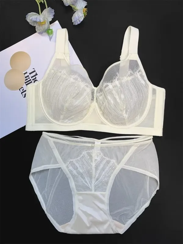 Wireless Push Up Bra for Large Bust Adjustable Comfort Fit Lace Bralette Prevent Sagging & Enhance Shape Seamless Design — image 11