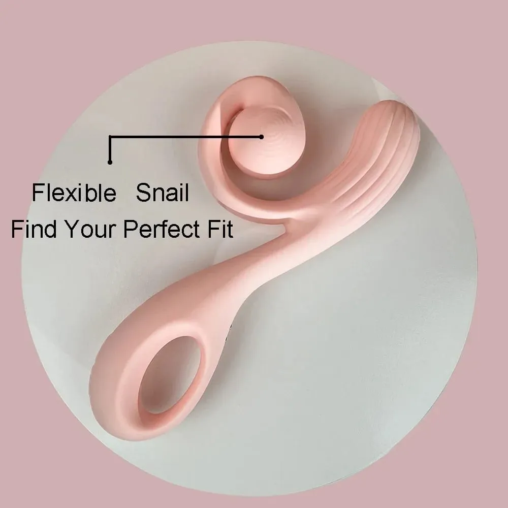 Flexible Snail Rabbit Vibrator for Women G-spot Clitoral Stimulator Dual Massager Female Adult Sex Toy Penetration Dildo 18+ Toy