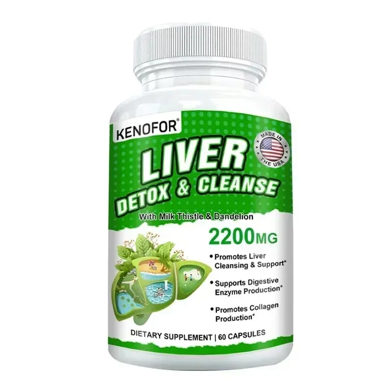 Milk Thistle with Dandelion Root-Silymarin-Antioxidant Liver & Kidney Health Support Supplement - Vegan Non-GMO Gluten Free — image 8