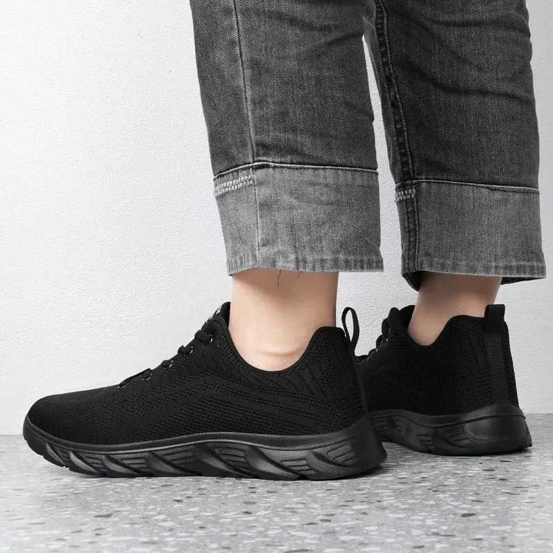 Męskie buty do biegania Męskie trampki Moda Lekkie buty sportowe Oddychające buty do chodzenia Odkryty Wygodne sportowe dla mężczyzn — image 3
