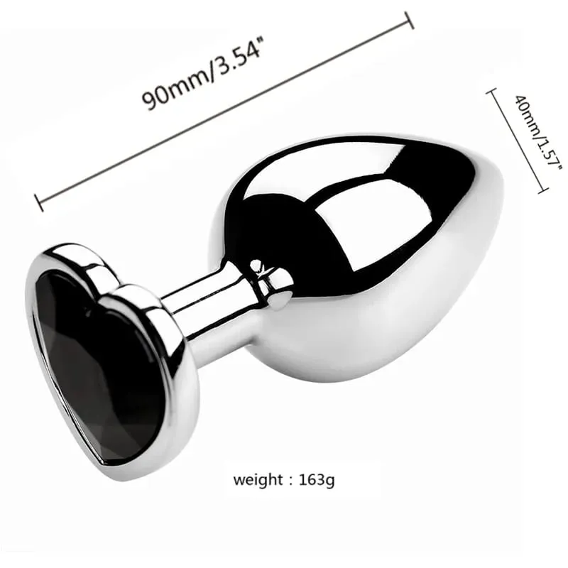 S/M/L Anal Plug Metal Sex Toys For Women Men Adult Crystal Erotic Bullet Butt Plug Stimulator Prostate Massager Adult Products — image 22