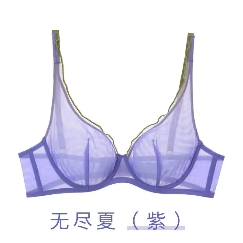 Γυναικείο σετ εσωρούχων χωρίς επένδυση Push Up Bra Full Cup Ελαφρύ καλοκαιρινό σουτιέν Push Up για γυναίκες Εξαιρετικά λεπτό σουτιέν στήριξης Best Seller — image 8