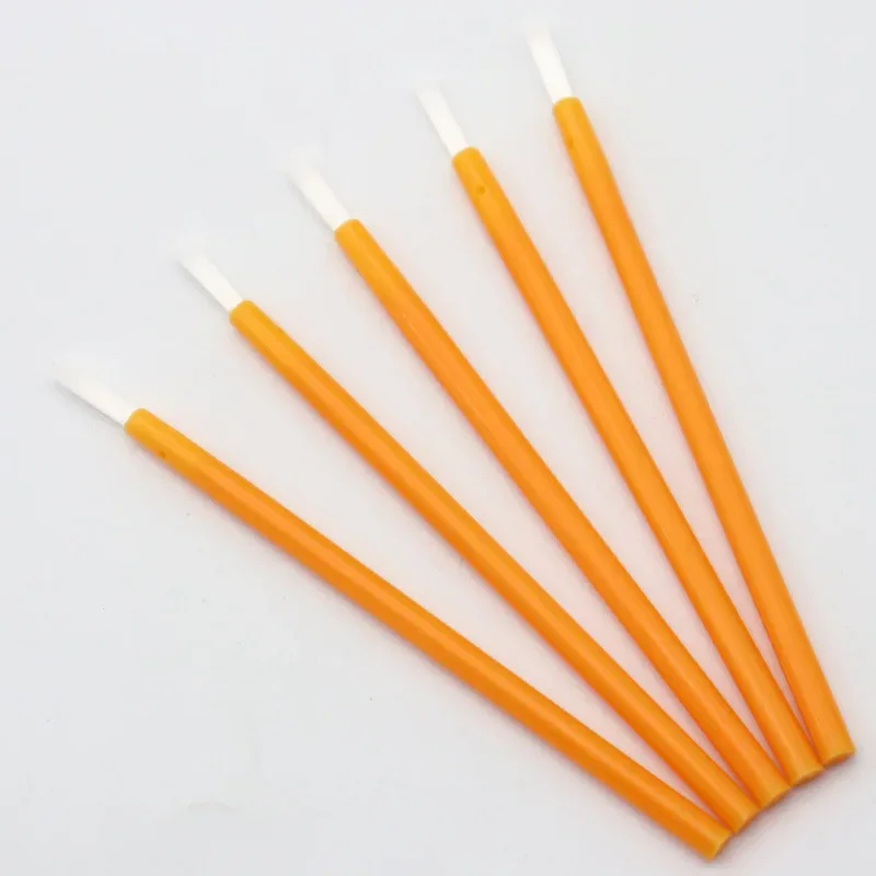50Pcs Disposable Nylon Fiber Lip Brush Lipstick Wands Clean Applicator lip Gloss Brushes portable Cosmetic women Makeup Tools — image 12