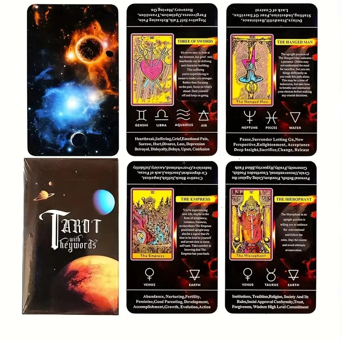 Universal Waite Tarot Deck Leisure Cards Games Party Table Game Friends Party Board Game Divination Fate Game Card — image 4