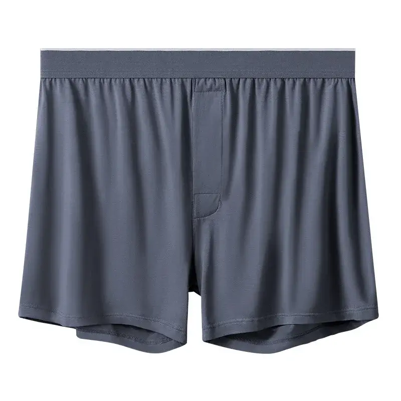 1/2Pcs Modal Mens Aro Pants Seamless Loose Solid Color Breathable Panties Elastic Underwear Boxer Shorts Homewear Underpants — image 9
