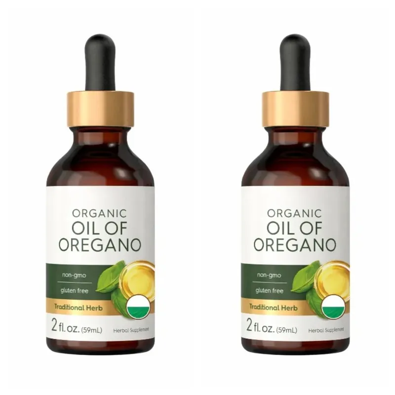 Økologisk olie af oregano flydende dråber Vegansk urtetilskud Sundhed Ikke-GMO Glutenfri daglig ernæringsstøtte 60 ml pr. flaske — image 9