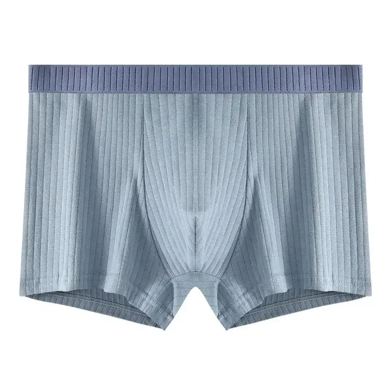 1/4 PCS Men's Underwear Men's Pure Cotton Four Corner Shorts All Cotton Antibacterial Crotch Teenage Boy Flat Angle Underwear