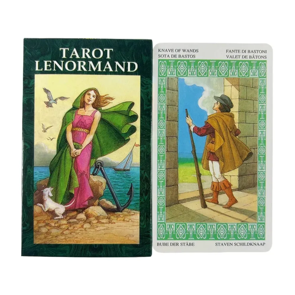Tarot Lenormand 78-Card Deck 10.3*6cm Divination Fortune Telling Tool - Multilingual — image 2