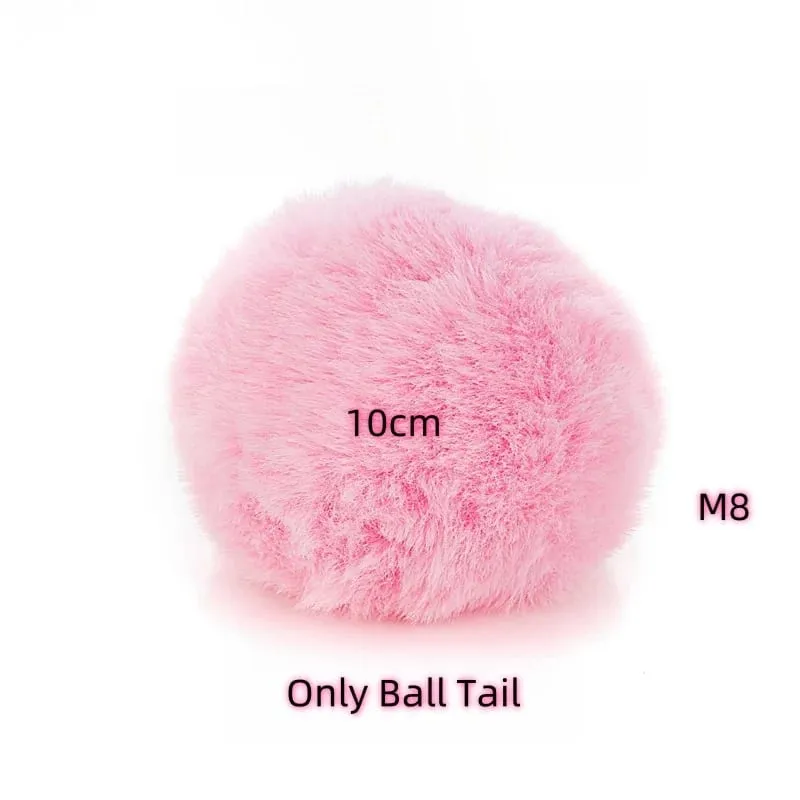 Small Silicone Butt Plug Dildo Vaginal Plug with Detachable Fake Soft Fox Rabbit Tail for Couple Anal Bead Dilator Sex Toys — image 11