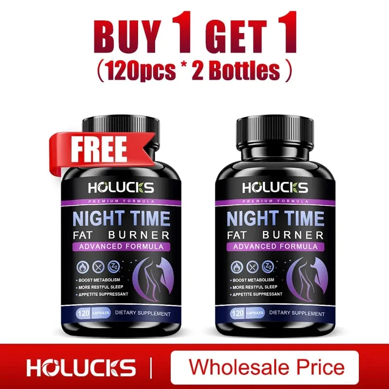 Buy 1 Get 1 Free! Pure Night Time Fat Burner Supplement for Balances Hormones Reduces Stress Eating & Restful Sleep Relax — image 9